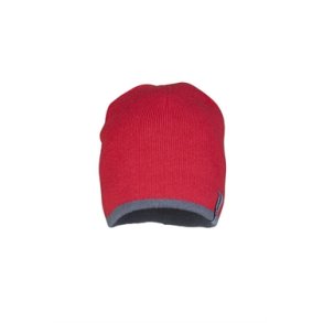 6022 Strikhue 2 farvet - Rd/ Skiffergr